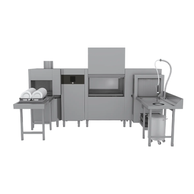 Tunnel dishwashers of the XT series